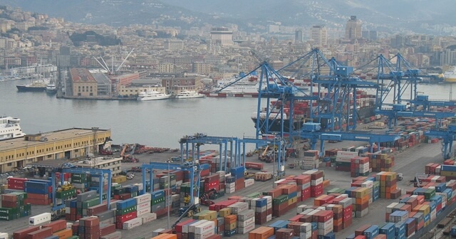 Commercio Italia Cina Porto di Genova